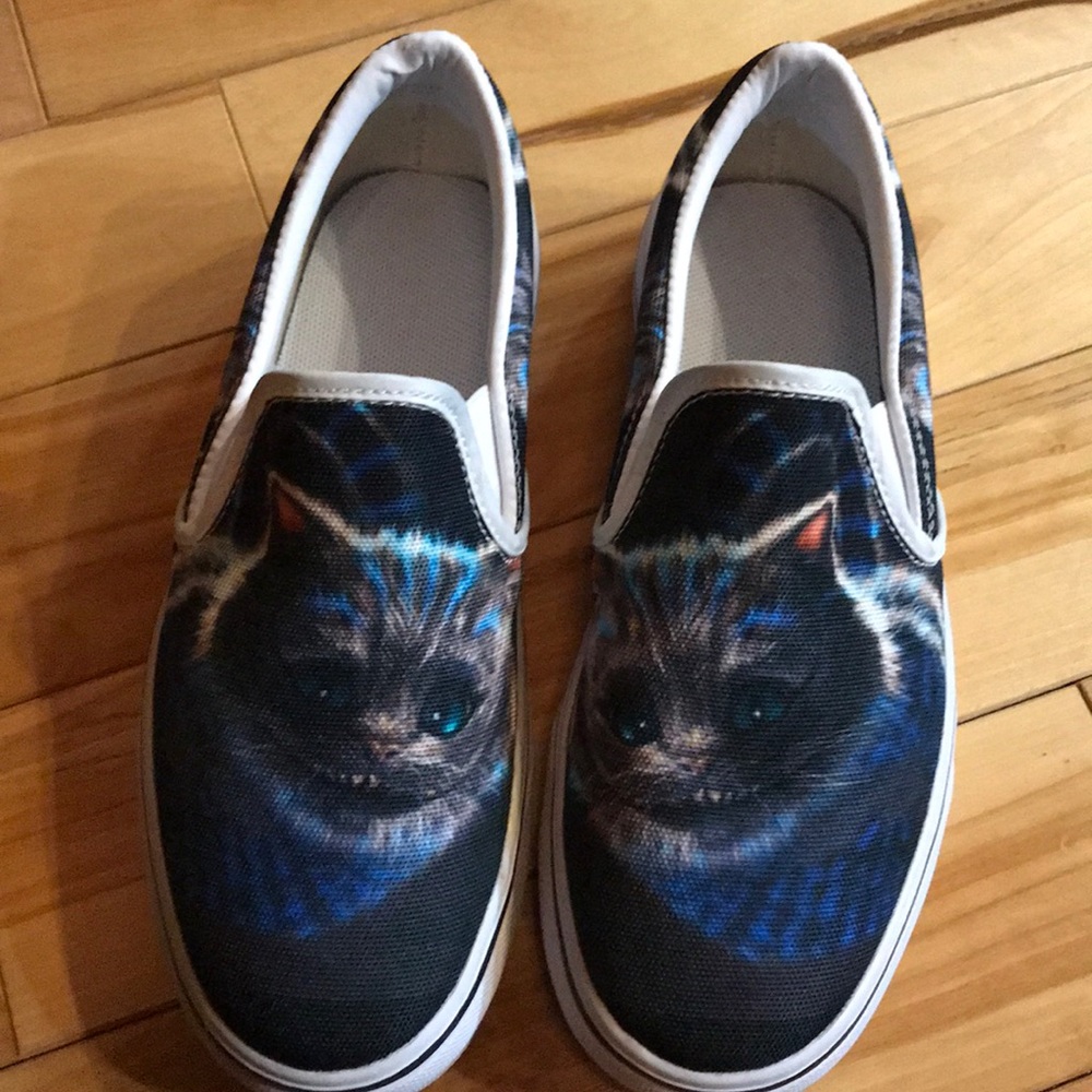 Cheshire the Cat - Slip on Shoes - New